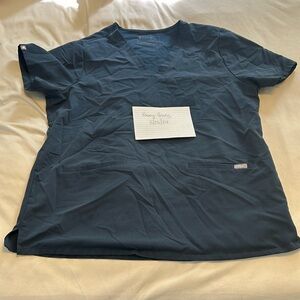 Figs Dark Harbor Casma Top XL